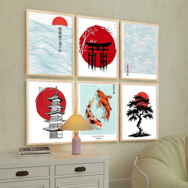 Multicolor_Japanese_Art_Posters_With_Frame_Aesthetic_Japan_Theme_Art_Posters_With_Frames_For_Bedroom_Living_Room_Gaming_Room_Wall_Decor_Set_Of_6_(13X17_Inch)