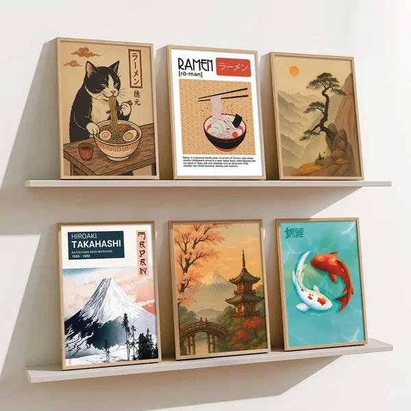 Multicolor_Japanese_Art_Posters_With_Frame_Aesthetic_Japan_Theme_Art_Posters_With_Frames_For_Bedroom_Living_Room_Gaming_Room_Wall_Decor_Set_Of_6_(13X17_Inch)