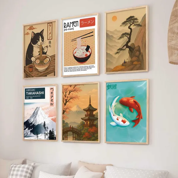 Multicolor_Japanese_Art_Posters_With_Frame_Aesthetic_Japan_Theme_Art_Posters_With_Frames_For_Bedroom_Living_Room_Gaming_Room_Wall_Decor_Set_Of_6_(13X17_Inch)