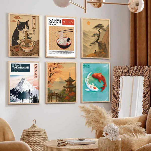 Multicolor_Japanese_Art_Posters_With_Frame_Aesthetic_Japan_Theme_Art_Posters_With_Frames_For_Bedroom_Living_Room_Gaming_Room_Wall_Decor_Set_Of_6_(13X17_Inch)