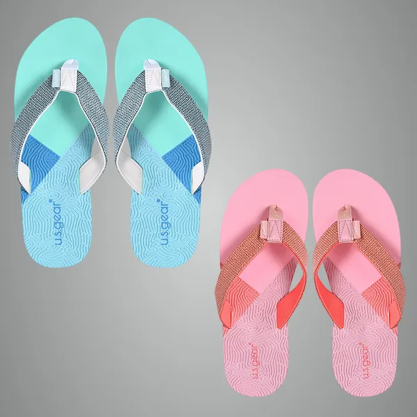 Pack_of_2_Mint_&_Pink_Eva_Premium_Recycled_Ultra-Light_Flip_Flop_For_Women