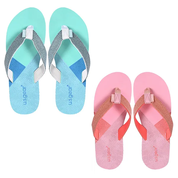 Pack_of_2_Mint_&_Pink_Eva_Premium_Recycled_Ultra-Light_Flip_Flop_For_Women