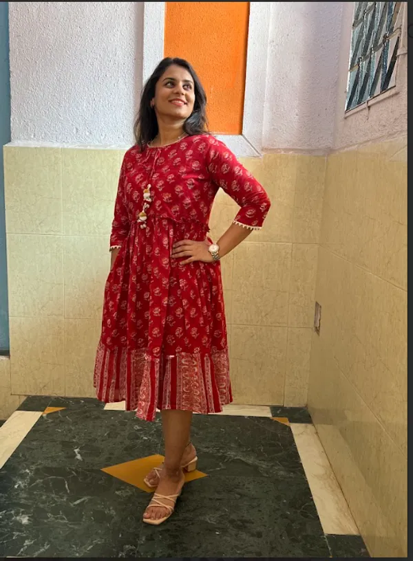 Red_Mull_Block_Printed_Dress_For_Women