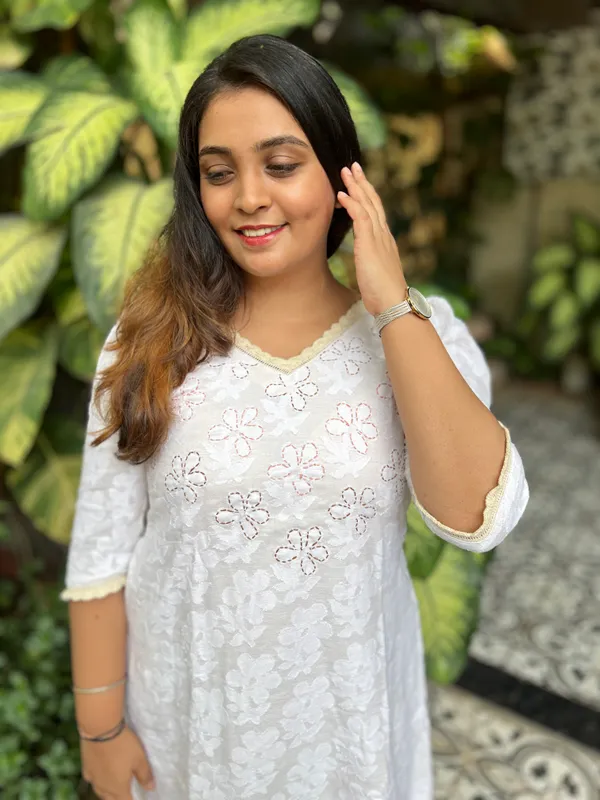 White_Jacquard_Cotton_Jacquard_Brasso_Dress_For_Women