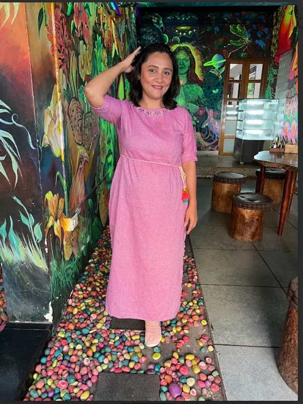 Pink_Handloom_Cotton_Dobby_Tassel_Dress_For_Women