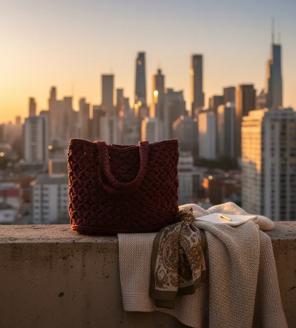 Wine_Woolen_Handmade_Premium_Quality_Tote_Bag