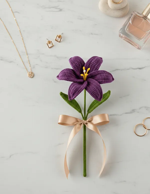 Purple__Crochet_Lily_Flower