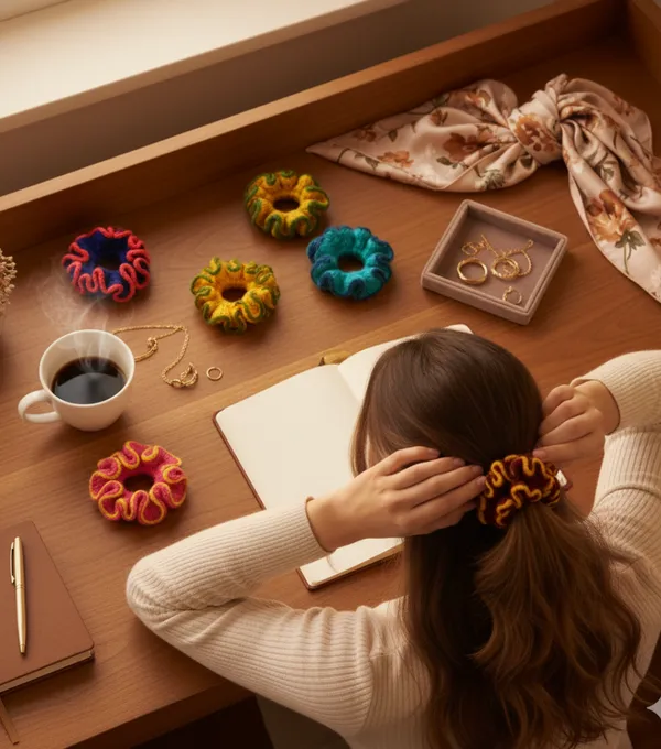 Multi_Color_Handmade__Crochet_Scrunchies_(Set_of_6)