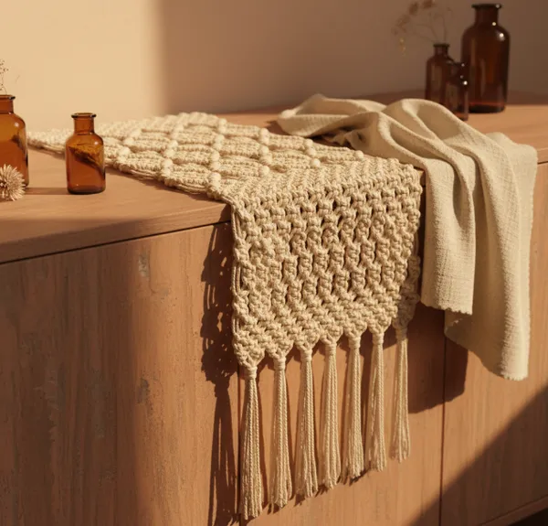 Beige_Handmade_Premium_Quality_Macrame_Table_Runner