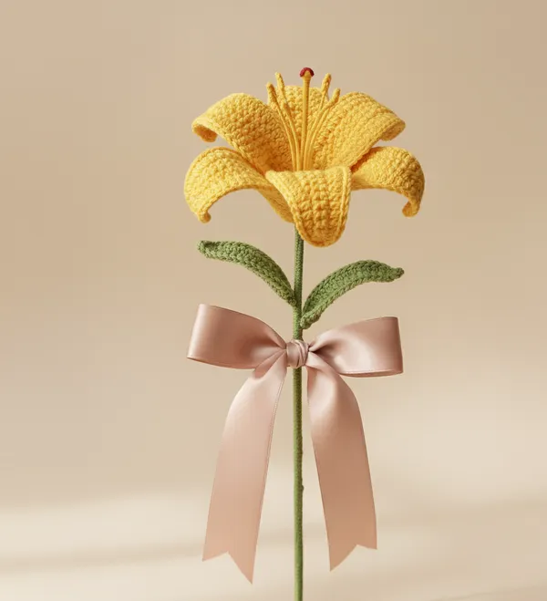 Yellow_Crochet_Lily_Flower