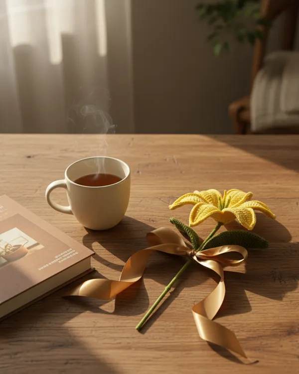Yellow_Crochet_Lily_Flower