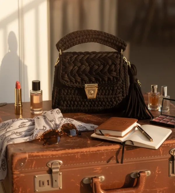 Black_Woolen_Handmade_Premium_Quality_Crochet_Hand_Bag