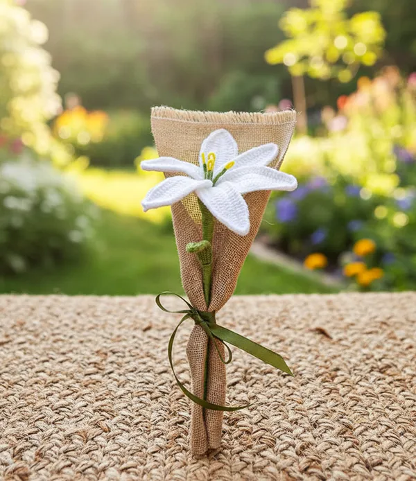 White_Crochet_Lily_Flower