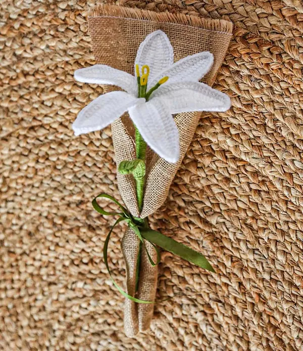 White_Crochet_Lily_Flower