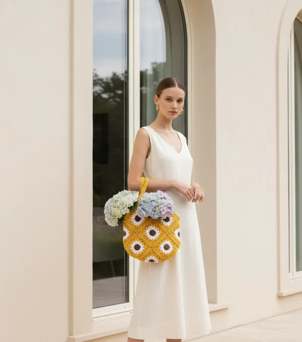 Yellow_Handmade_Premium_Quality_Crochet_Tote_Bag