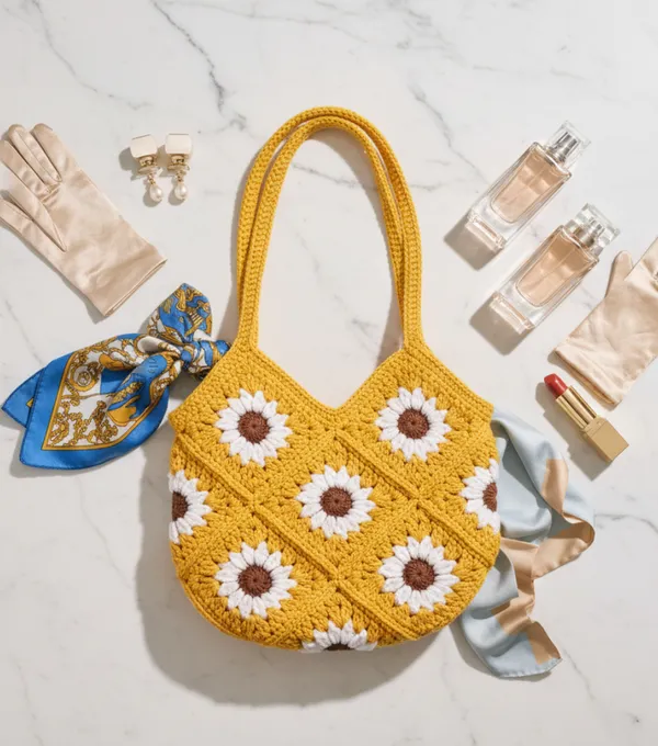 Yellow_Handmade_Premium_Quality_Crochet_Tote_Bag