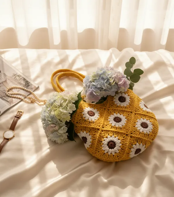 Yellow_Handmade_Premium_Quality_Crochet_Tote_Bag