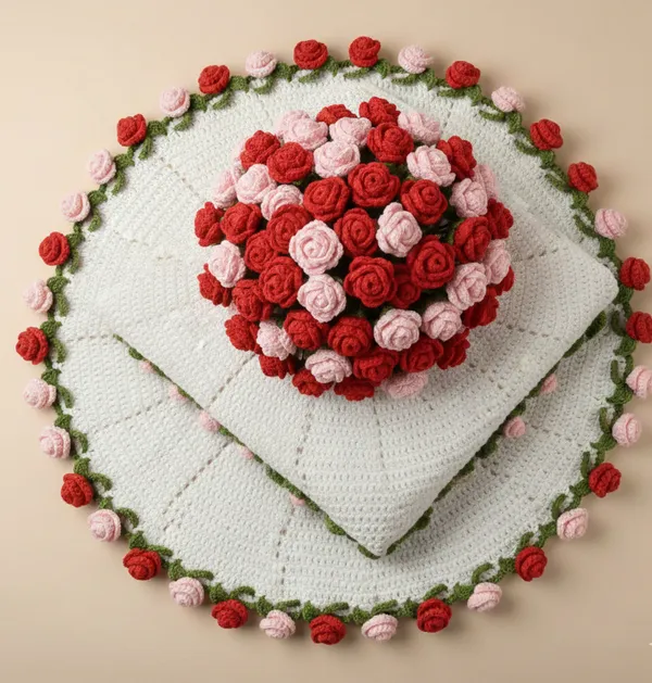 Forever_Bouquet_Blanket_Pink_&_Red_flowers_