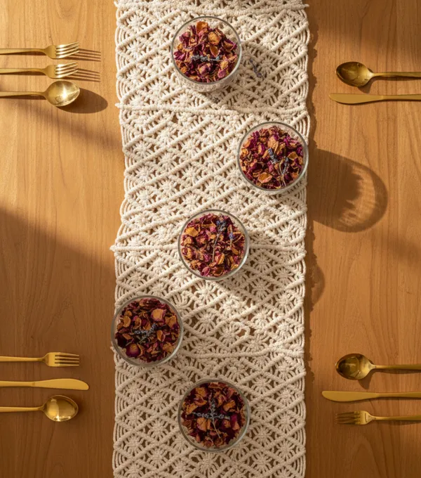 Beige_Handmade_Premium_Quality_Macrame_Table_Runner