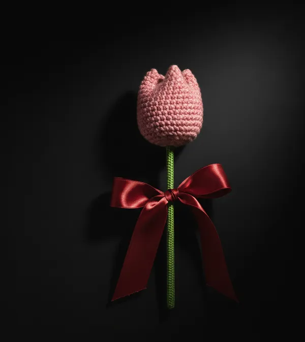 Pink_Crochet_Tulip_Flower