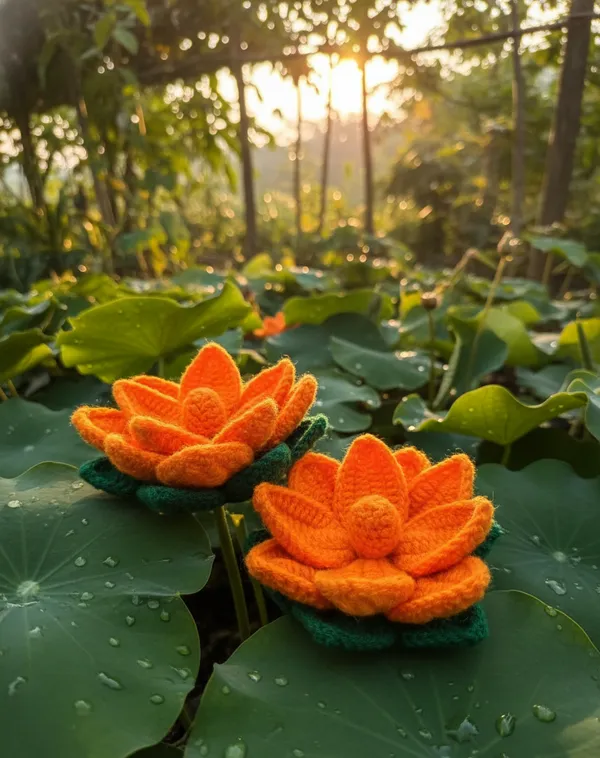 Handmade_Crochet_Lotus_–_Set_of_4