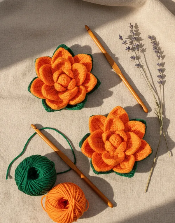 Handmade_Crochet_Lotus_–_Set_of_4