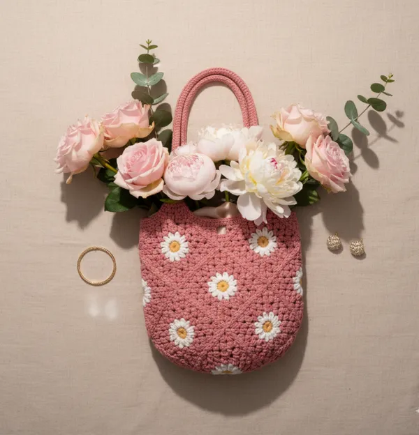 Pink_Handmade_Premium_Quality_Crochet_Tote_Bag