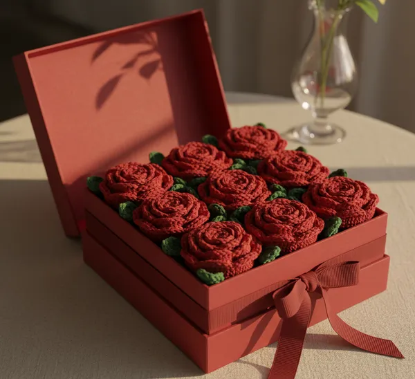 Red_Crochet_Flower_Hamper_Box-_LIMITED_EDITION