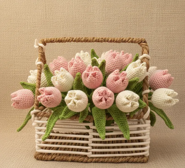 The_Tulip_Heirloom_Basket_–_Pink_&_White_Crochet_Bloom__–_LIMITED_EDITION