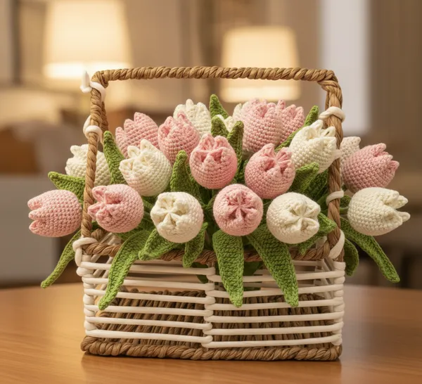 The_Tulip_Heirloom_Basket_–_Pink_&_White_Crochet_Bloom__–_LIMITED_EDITION