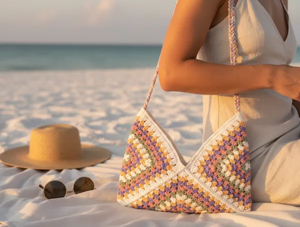 White_Handmade_Premium_Quality_Crochet_Shoulder_Bag