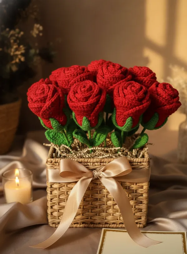 Valentine's_Crochet_Red_Rose__Set_of_4