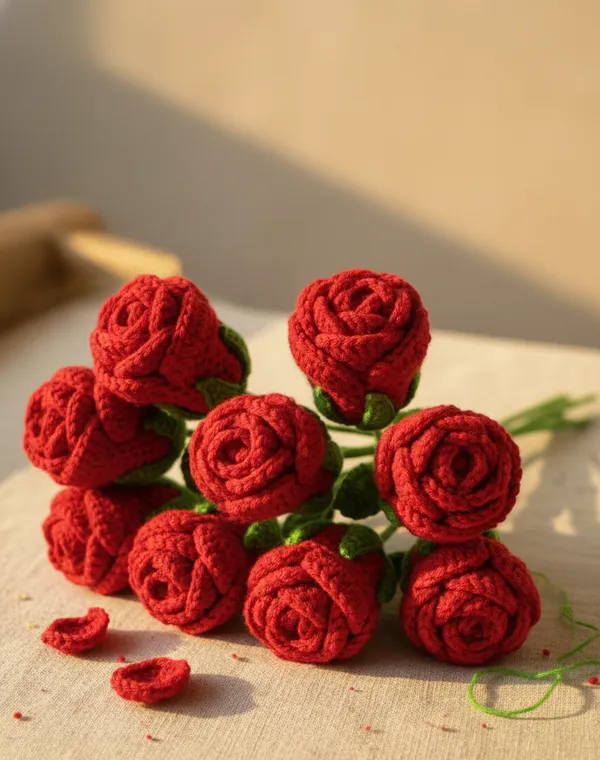 Valentine's_Crochet_Red_Rose__Set_of_4