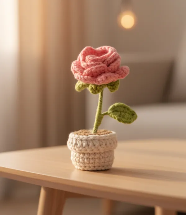 Pink_Handmade_Premium_Quality_Crochet_Rose_Flower_Pot