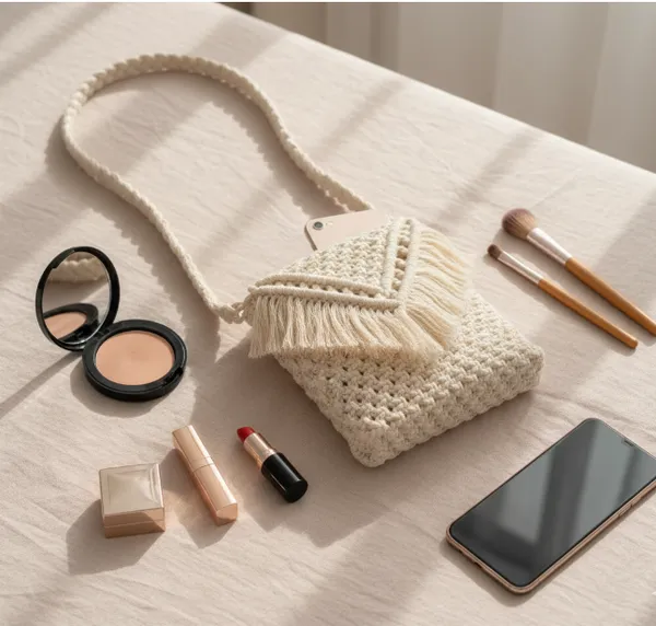 White_Woolen_Handmade_Premium_Quality_Sling_Bag