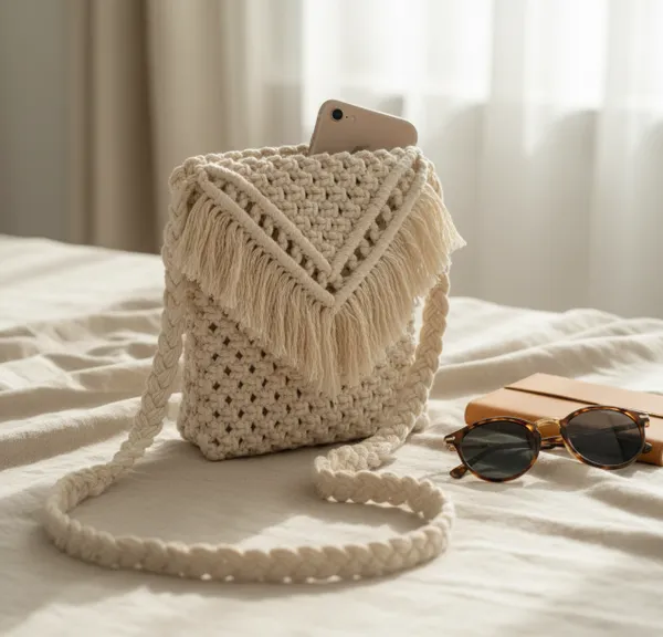 White_Woolen_Handmade_Premium_Quality_Sling_Bag