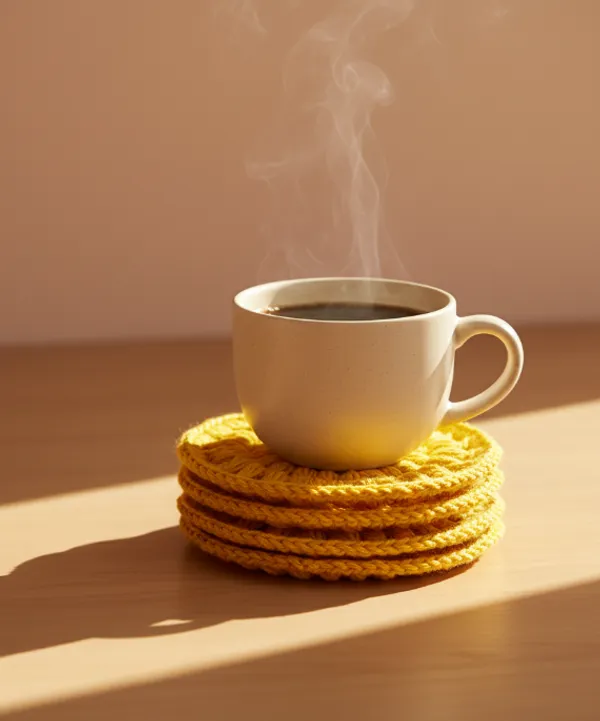 Yellow_Woolen_Handmade_Premium_Quality_Crochet_Coasters