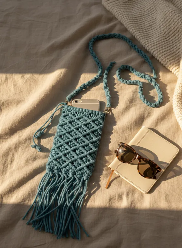 Blue_Woolen_Handmade_Premium_Quality_Mobile_Sling_Bag