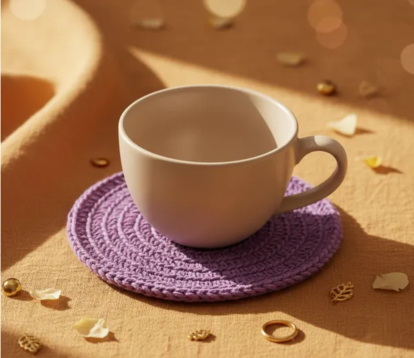 Purple_Woolen_Handmade_Premium_Quality_Crochet_Coasters