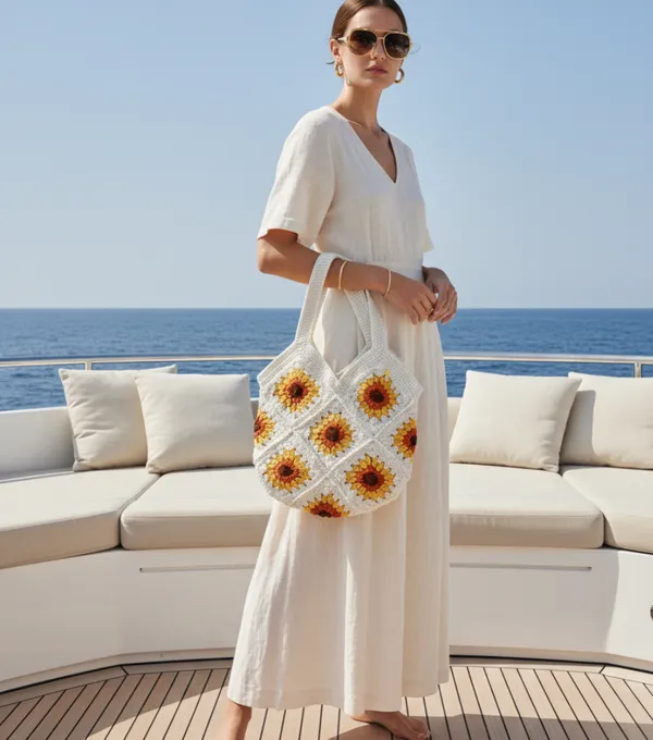 White_Handmade_Premium_Quality_Crochet_Tote_Bag