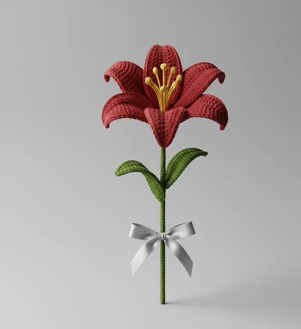 Red_Crochet_Lily_Flower