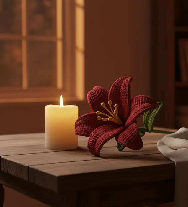Red_Crochet_Lily_Flower