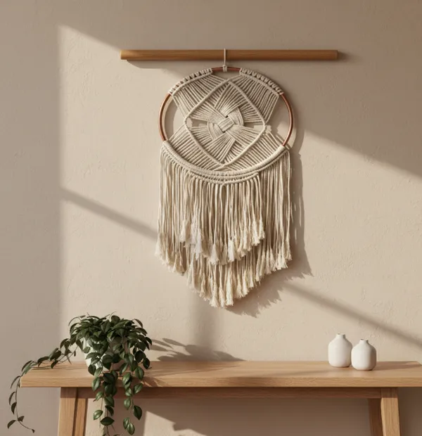 White_Woolen_Handmade_Premium_Quality_Wall_Decor