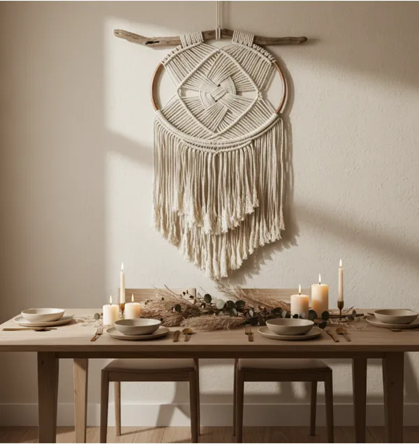 White_Woolen_Handmade_Premium_Quality_Wall_Decor