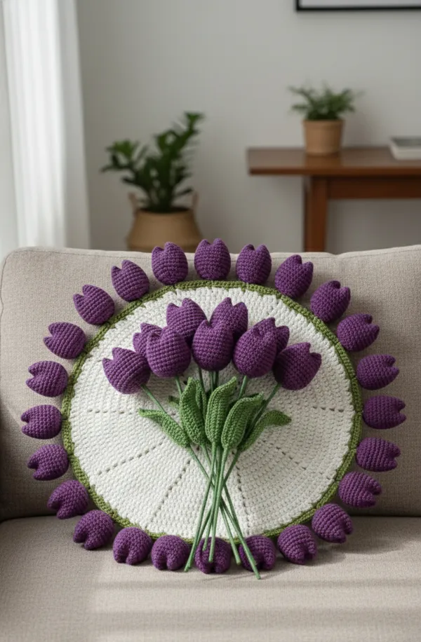 Purple_Tulip_Crochet_Bouquet_Blanket