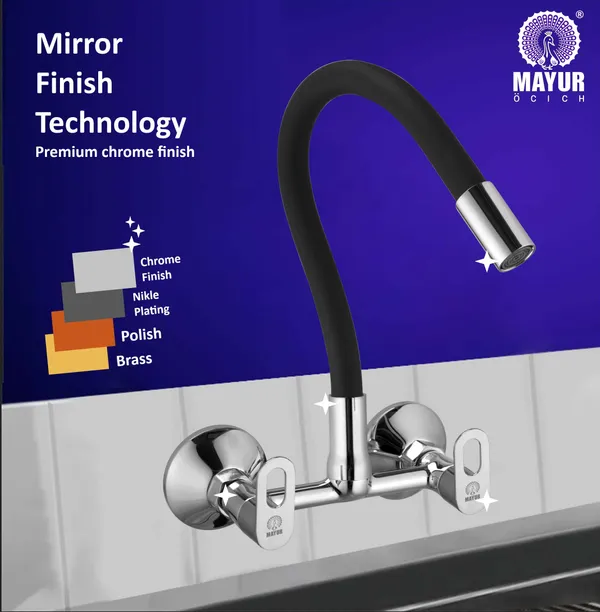 MAYUR_ÖCICH_Brass_Kitchen_Sink_Mixer_Tap_|_Flexible_360_Silicone_Swivel_Spout_|_Hot_&_Cold_Dual_Handle_Faucet_For_Kitchen_|_Chrome_Finish_|_10-Year_Warranty