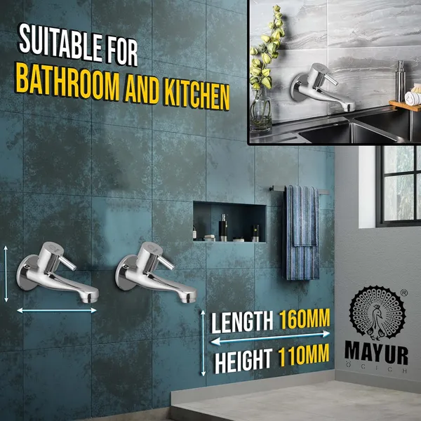 Silver_Brass_Long_Body_Taps_For_Bathroom_And_Kitchen_Sink_|_Bathroom_Bib_Cock_Tap_With_Wall_Flange,_Chrome_Finished_(Iu-5M7J-Vkl7)