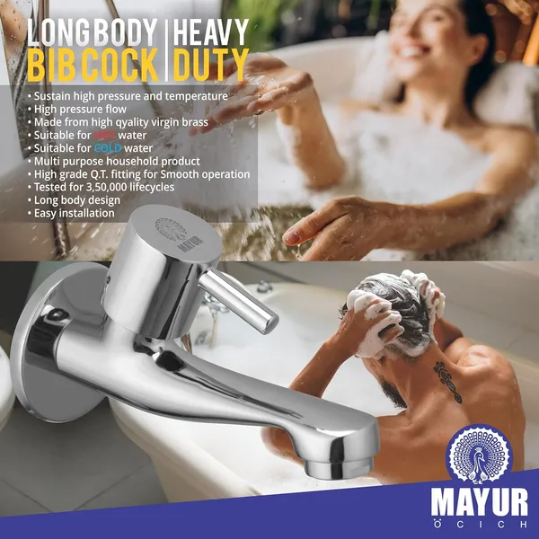 Silver_Brass_Long_Body_Taps_For_Bathroom_And_Kitchen_Sink_|_Bathroom_Bib_Cock_Tap_With_Wall_Flange,_Chrome_Finished_(Iu-5M7J-Vkl7)