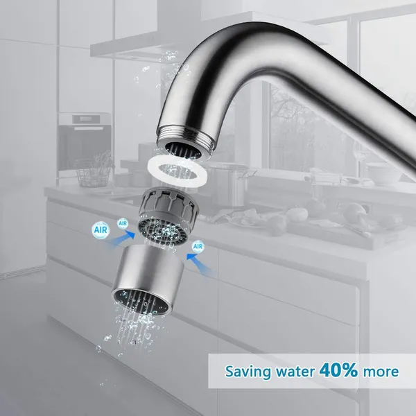 MAYUR_ÖCICH_Ss_304_Kitchen_Faucet_Single_Lever_Brass_Sink_Tap_For_Bathroom_Washbasin_Tap_(704-Matteblack-Deck)_-_10_Year_Warranty_(Chrome)