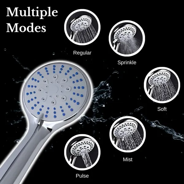 Silver_Abs_Multi_Function_3_Mode_Bathroom_Hand_Shower_Set_With_Mist,Massage_&_Rain_Functions_With_Steel_Flexible_Tube_Pipe_1.5_Meters_&_Hook,_Chome_Finish(Hs-555-Gstem-4In)